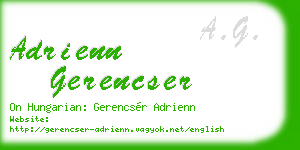 adrienn gerencser business card